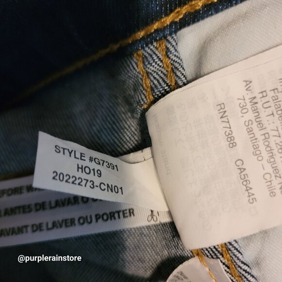 Madewell Jeans Size 27 Skinny 10" High Rise Tummy Control Danny Wash G7391 - Picture 7 of 13